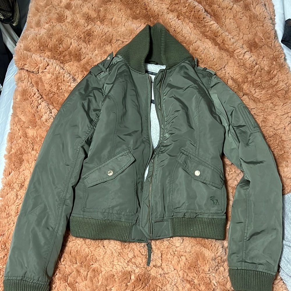 Green coat